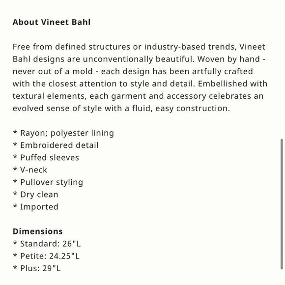 Vineet Bahl Igrid embroidered blouse - Picture 3 of 8